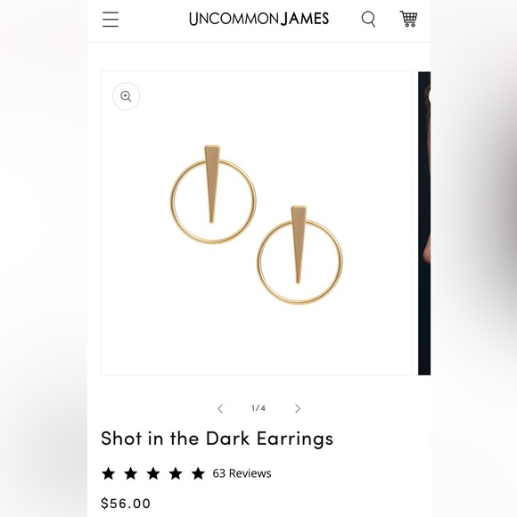 Uncommon James Jewelry - Shot In The Dark Earrings Uncommon James